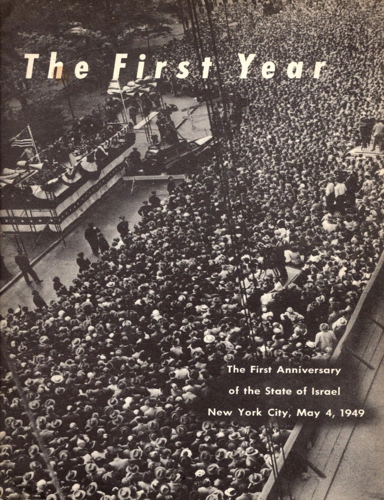 Item #106141 The First Year: The First Annversary of the State of Israel, New York City, May 4, 1949.