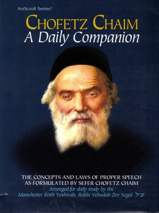 Item #107493 Chofetz Chaim:A Daily Companion: The Concepts and Laws of Proper Speech as...