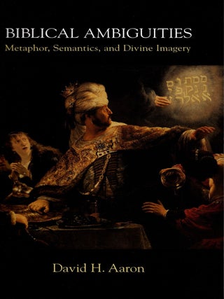 Item #38570 Biblical Ambiguities: Metaphor, Semantics and Divine Imagery. David H. Aaron