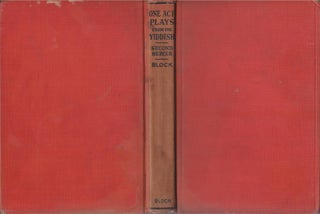 Item #39864 One-Act Plays From the Yiddish. Second Series. By Isaac Loeb Peretz, Perez...