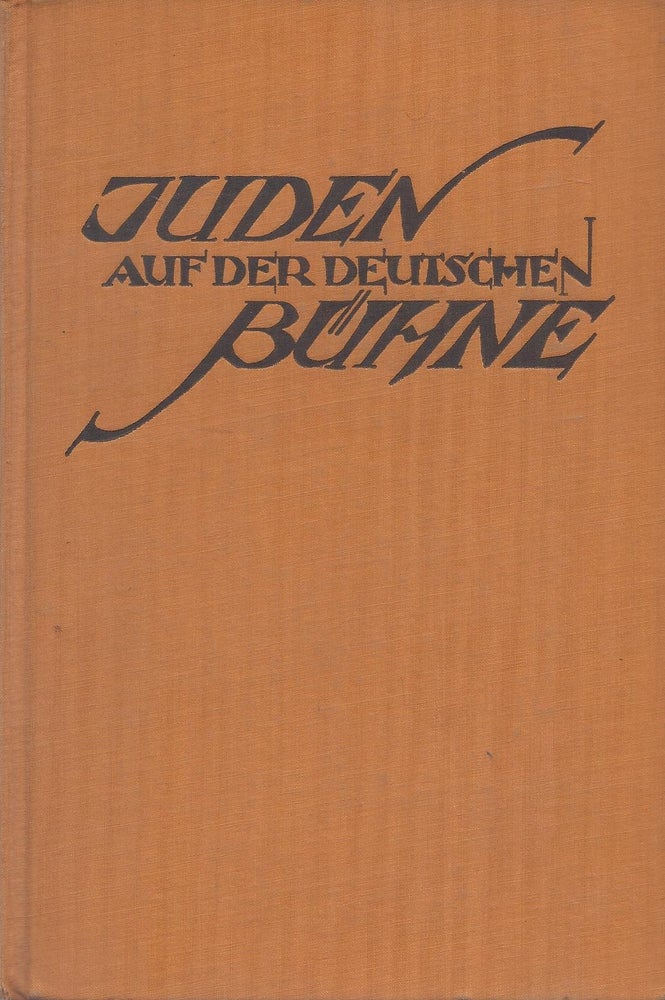 Item #41941 Juden auf der Deutschen Bühne. Arnold Zweig.