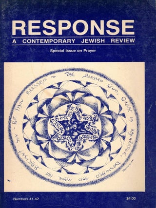 Response: A Contemporary Jewish Review. Number 41-42, Vol. XIII, Nos. 1-2, Fall-Winter, 1982. Shifre Bronznick.