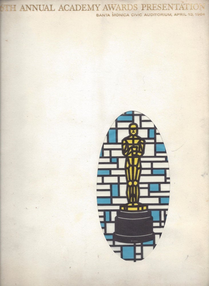 Item #75874 Thirty-Sixth Annual Academy Awards Presentation. Santa Monica Civic Auditorium, April 13th. 1965. Sidney George, producer.