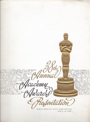 Item #75875 Thirty-Eighth Annual Academy Awards Presentation. Santa Monica Civic Auditorium,...