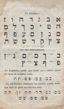 Limude ha-keri'ah = oder, Unterrikht im lezen, dez loshoyn ha-koydesh un Yidish-Daytsh ... fir di izraelitishen shulen.