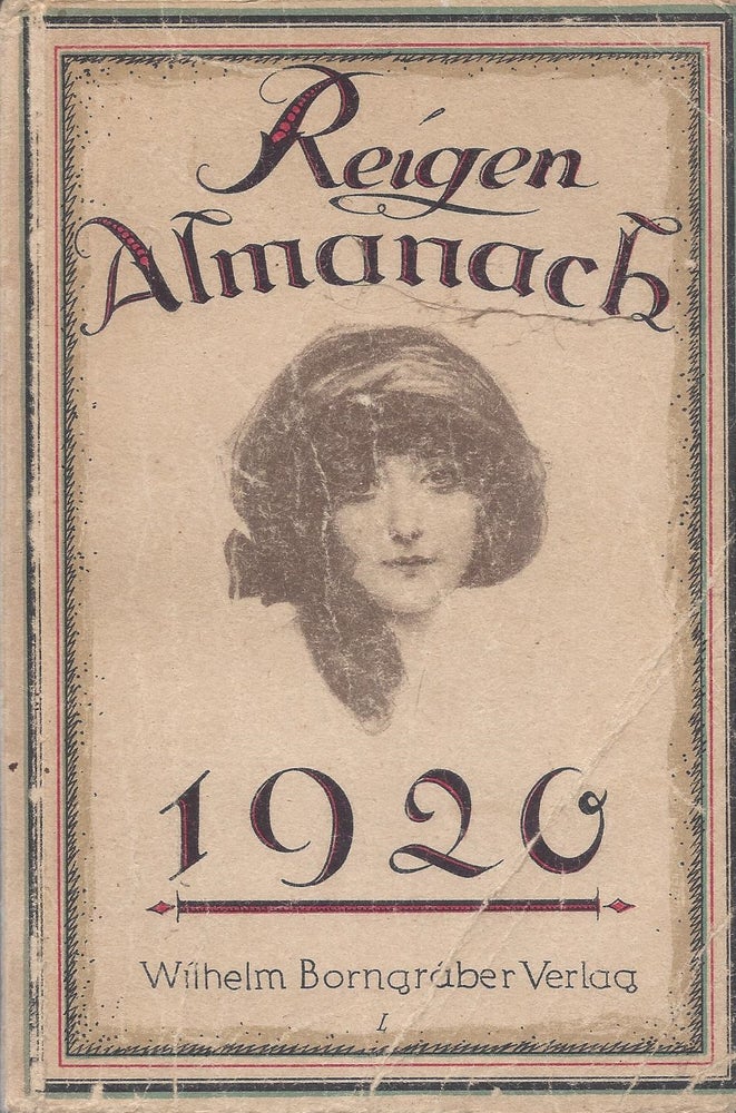 Item #86970 Reigen Alamanch 1920. Elisabeth Braunhoff, preface by.