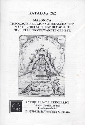 Item #87295 Katalog 282: Masonica Theologie-Religionswissenschaften Mystik-Theosophie-Philosophie...