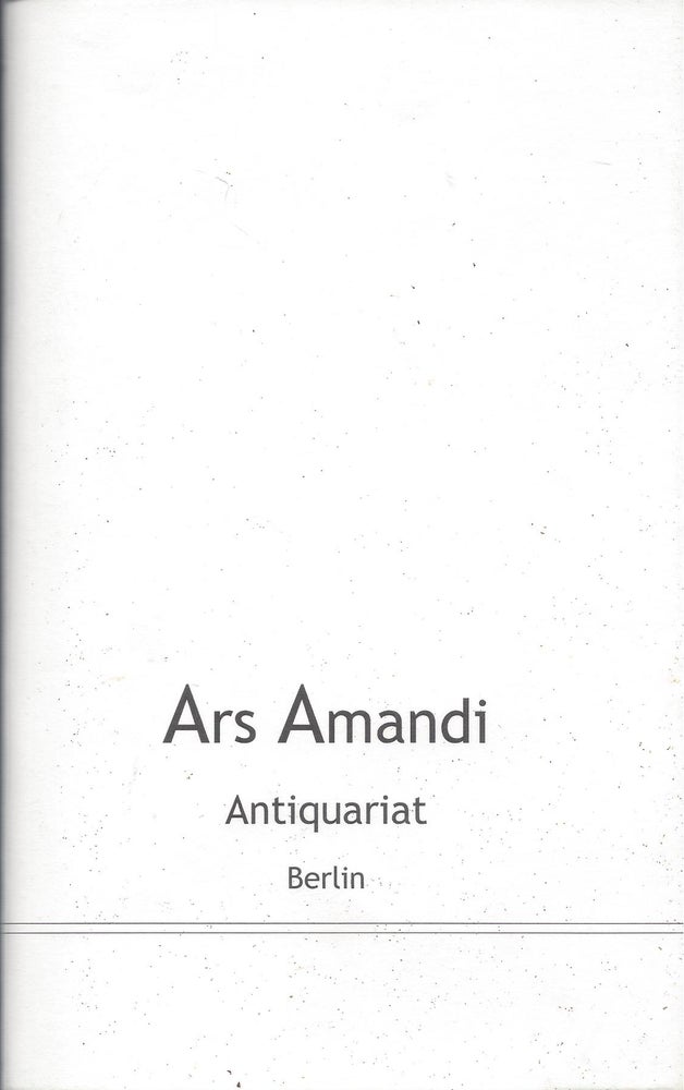 Item #87712 Antiquariat Ars Amandi Katalog 45.
