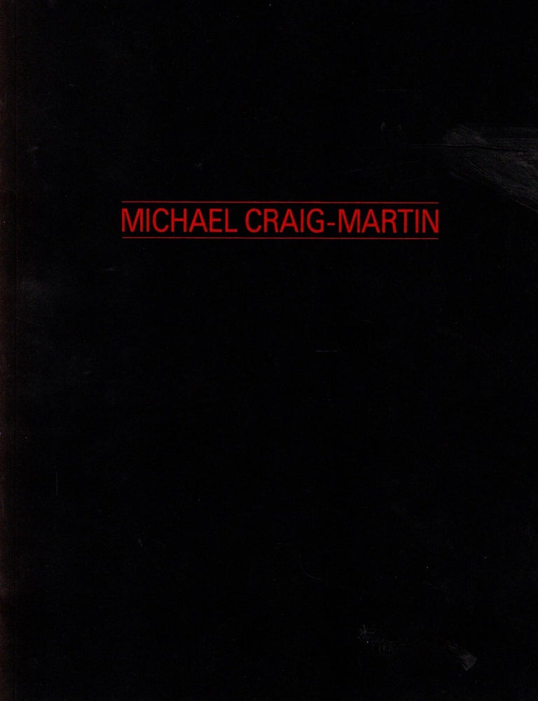 Item #92979 Michael Craig-Martin. Richard Shone.