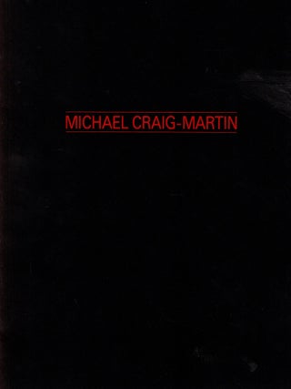 Michael Craig-Martin. Richard Shone.